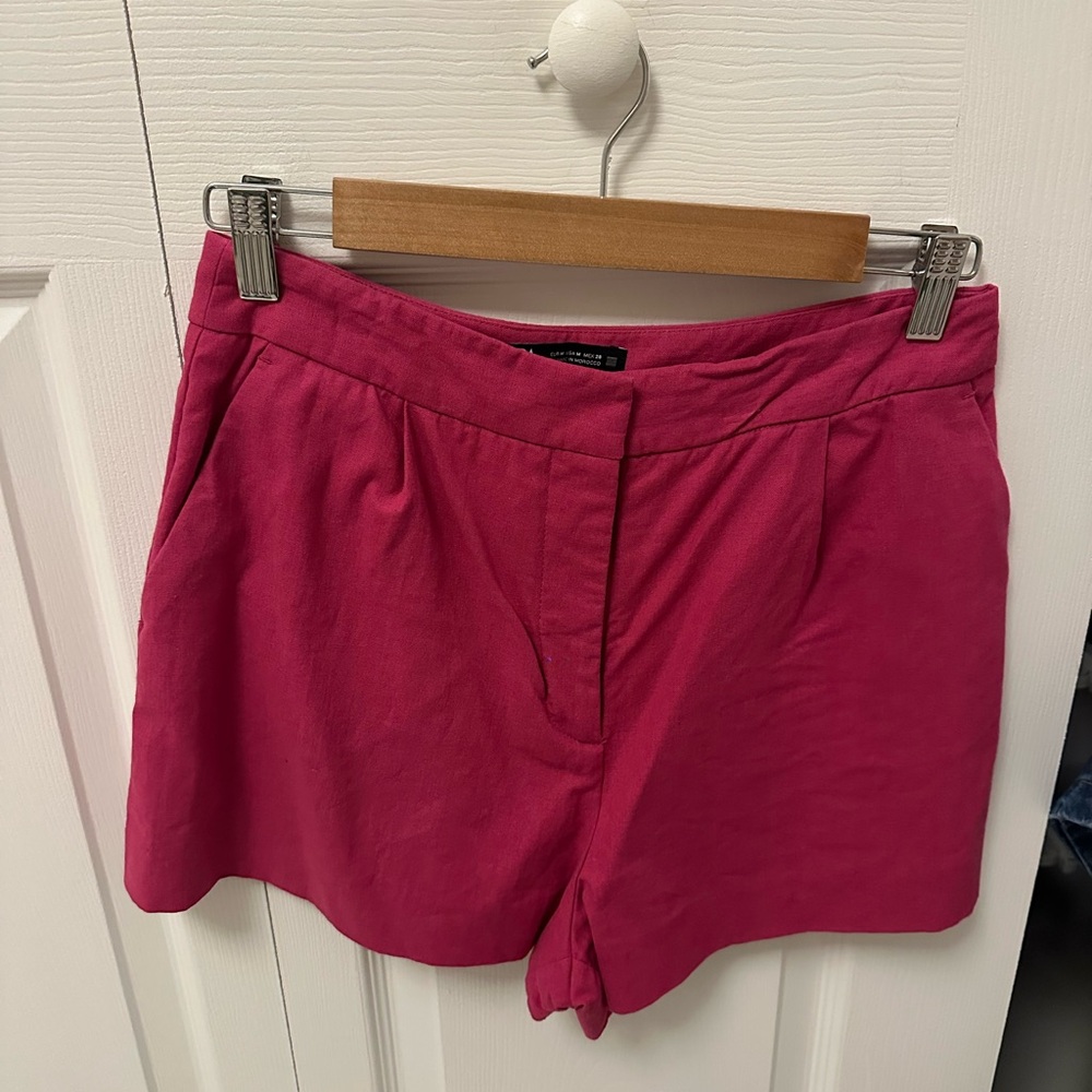 Zara Pink High Waist Shorts
